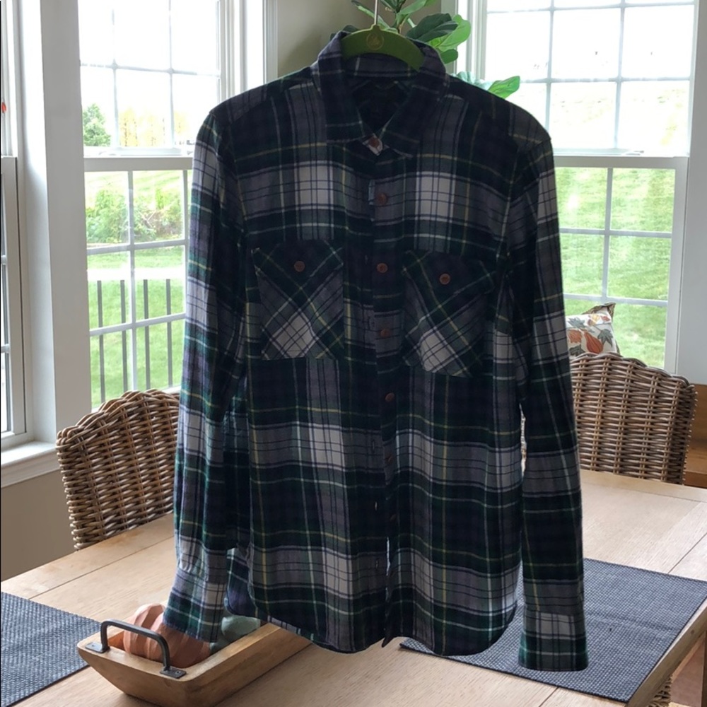 Classic plaid flannel shirt